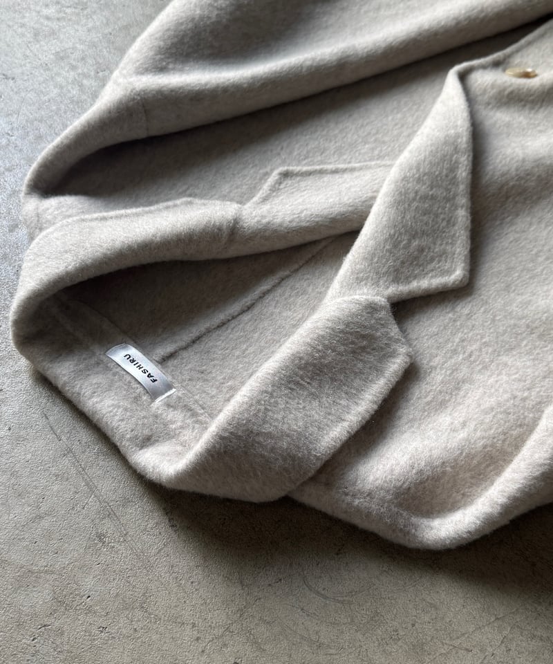 wool double face middle coat/3color | F A S H I wool double face middle coat/3color | F A S H I