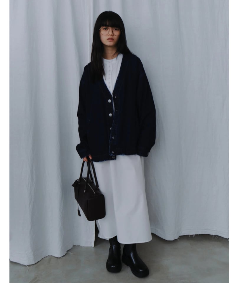 Pre-order】V neck denim jacket | F A S H I R U