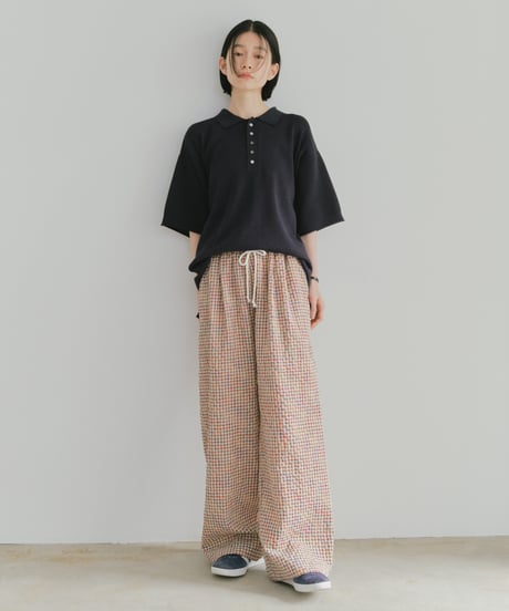 【予約】big polo knit / 2color