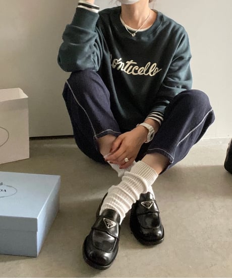 border long sleeve t-shirt/2size