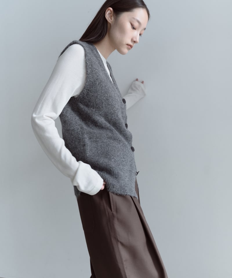FINE】wool knit vest | F A S H I R U