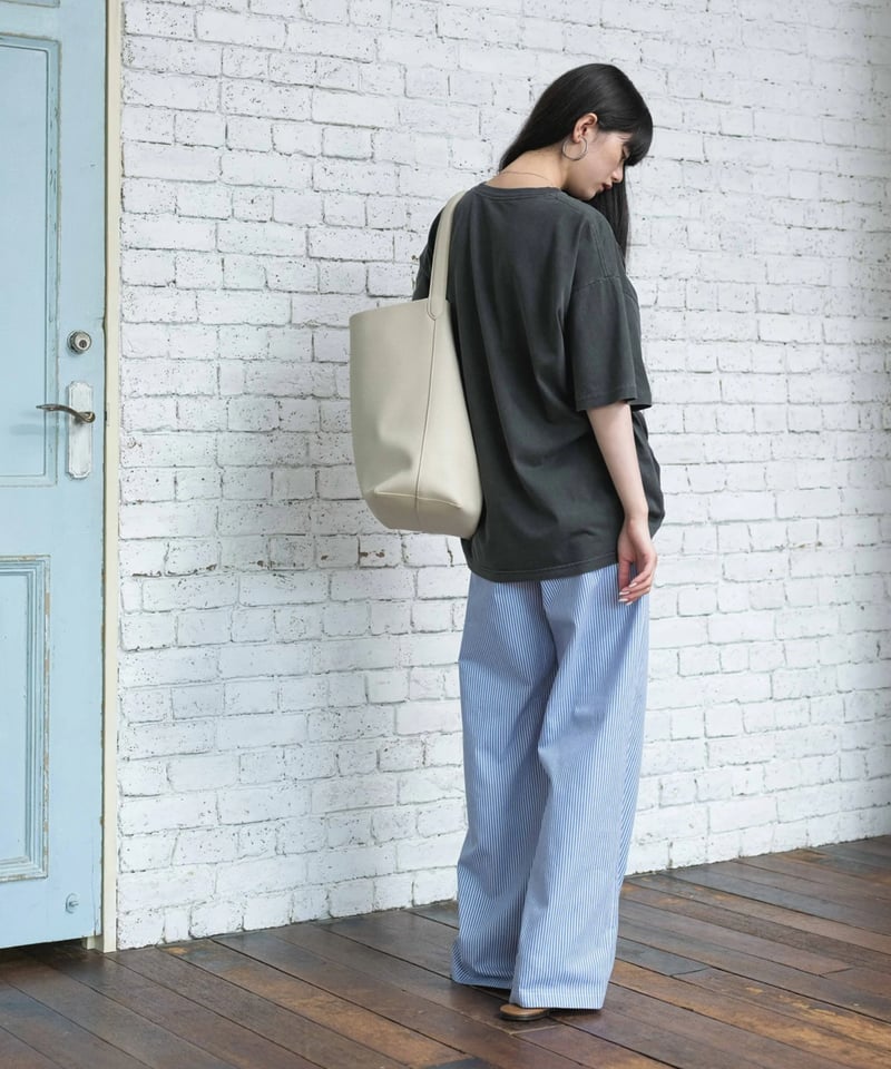 stripe easy pants | F A S H I R U