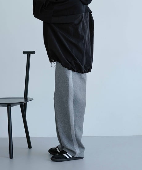 line curve sweat pants/2color