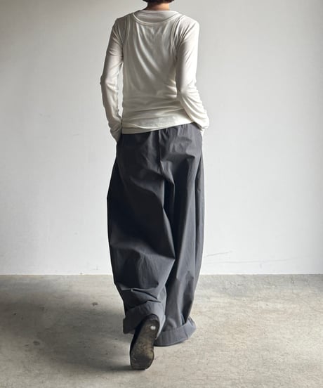 volume balloon pants/2color