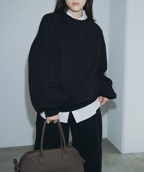 【FINE】tencel blend raglan pullover（setup対応) /2color