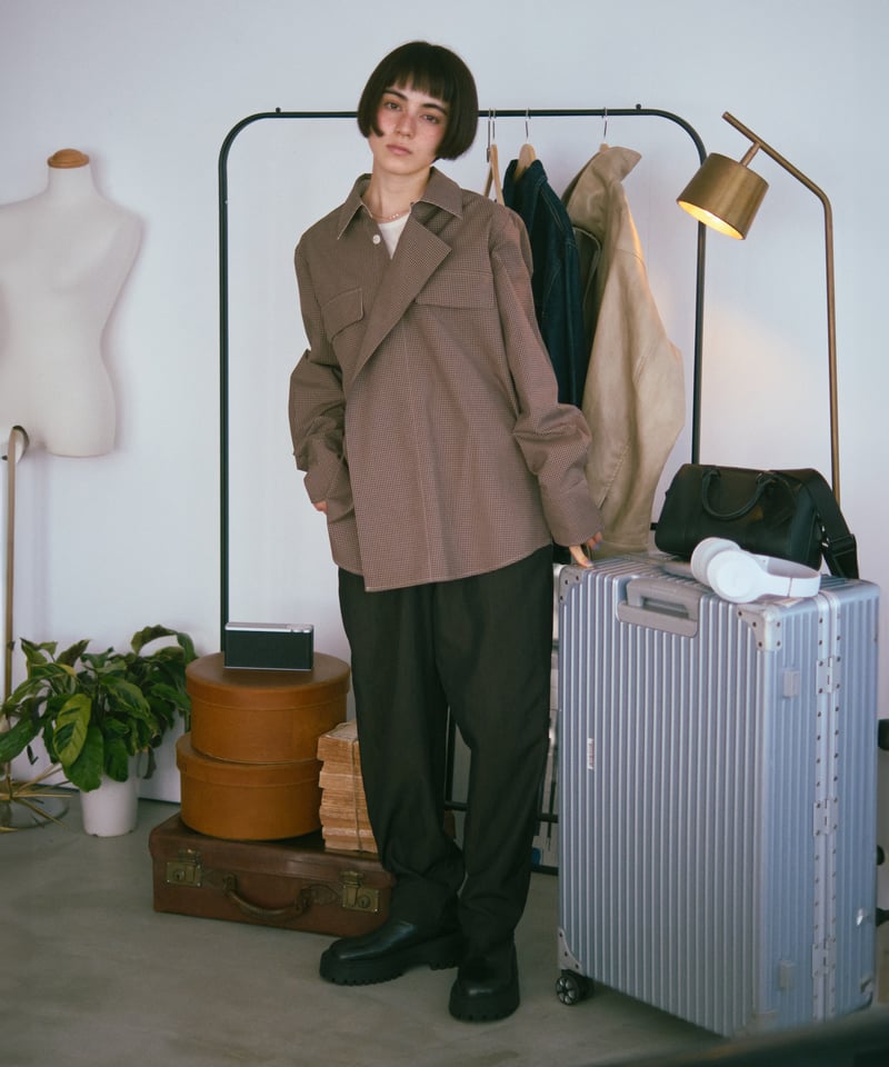 check design shirt jacket / 2color | F A S H I R U