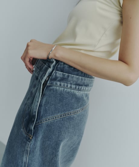 【FINE】twist waist denimt skirt / 3size