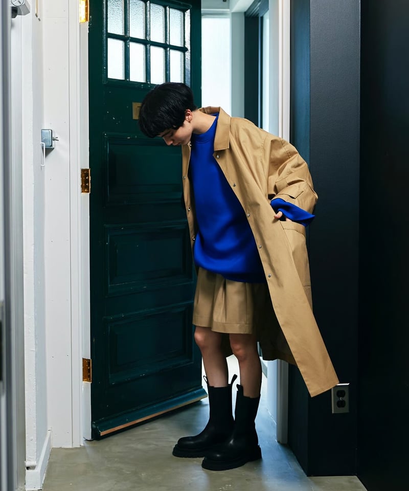 soutien collar coat -middle-【綿100%】 | F A S H I