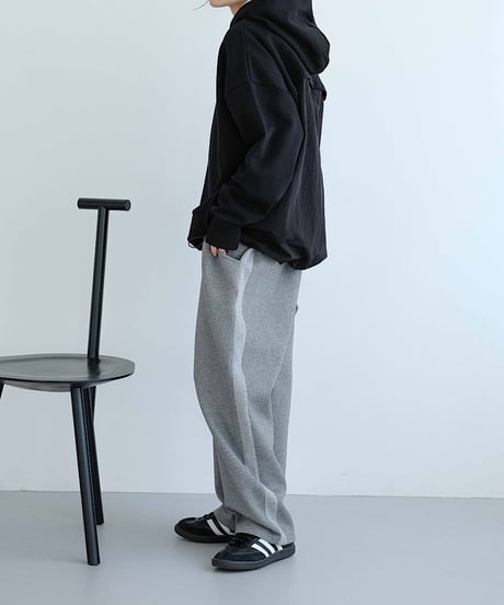 line curve sweat pants/2color