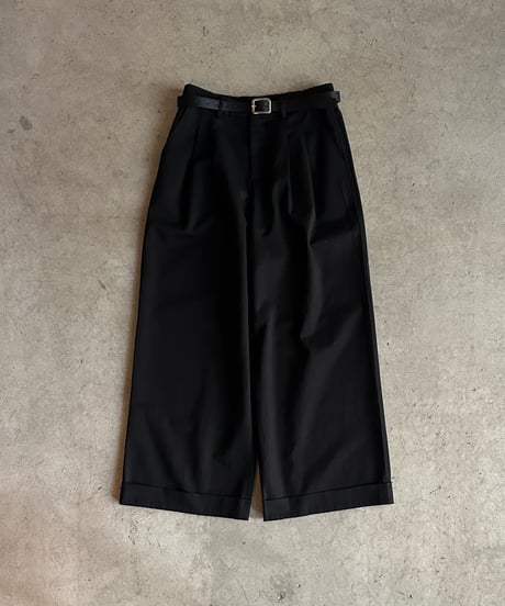【FINE】roll up wide slacks