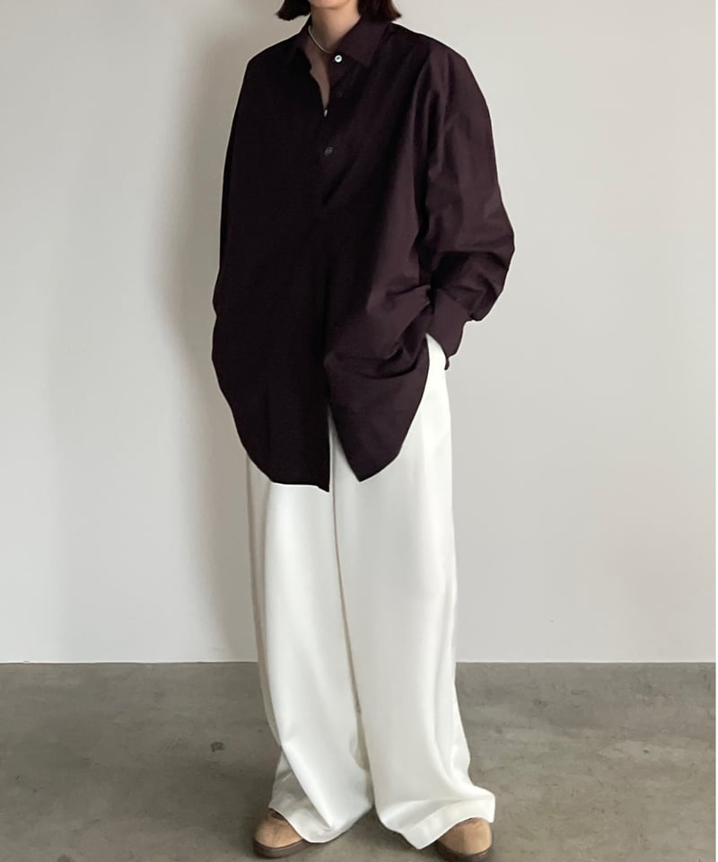 silk touch loose pants/3color | F A S H I R U