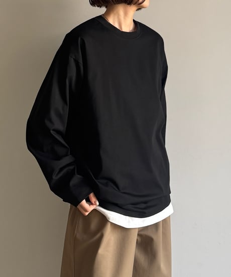crew neck long sleeve T/4color