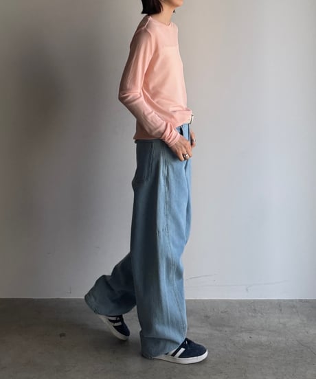 power net sheer pullover/4color