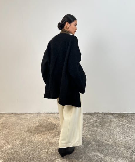 【FINE】soft cocoon knit outer