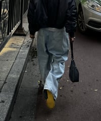 loose denim pants/2size