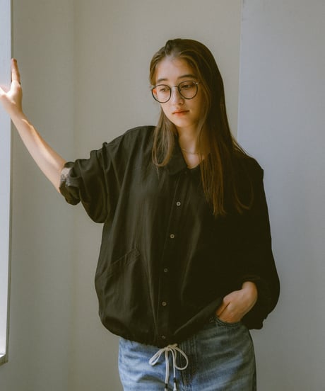 drawstring smooth shirt（セットアップ対応）