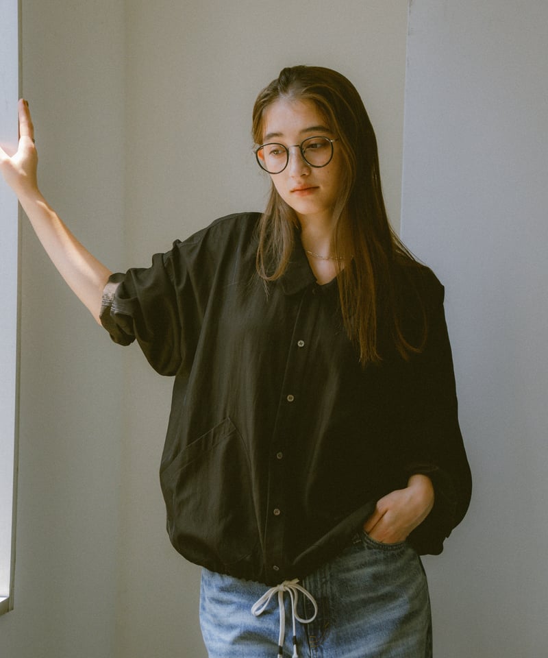drawstring smooth shirt（セットアップ対応） | F A S H I R U