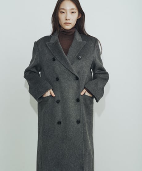 【FINE】wool chesterfield coat/2color
