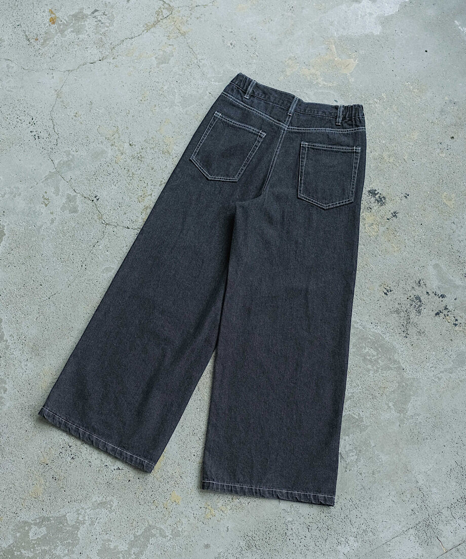 baggy denim pants/2colors | F A S H I R U