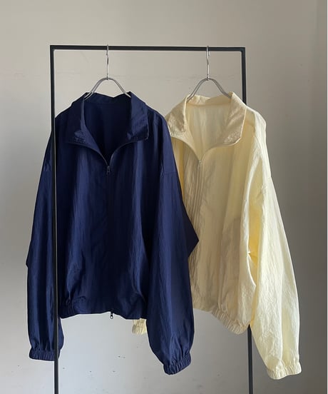 nylon track jacket/2colors