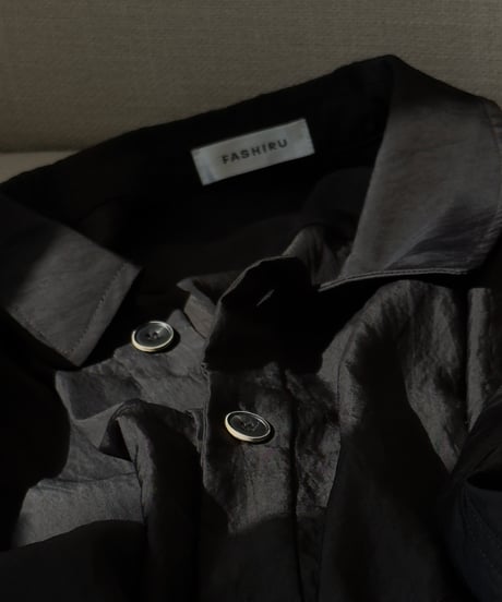 drawstring smooth shirt（セットアップ対応）