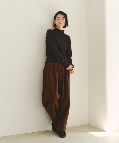 corduroy wide pants/3color