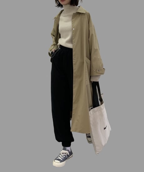 soutien collar coat - middle/3color