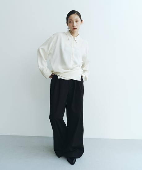 【FINE】smooth waist shape shirts