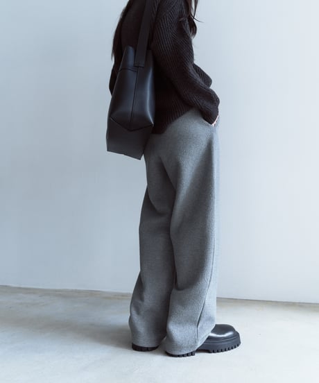 【FINE】low west bulky curve sweat pants/3size