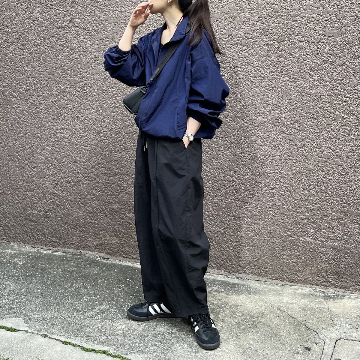 nylon track jacket/2colors | F A S H I R U