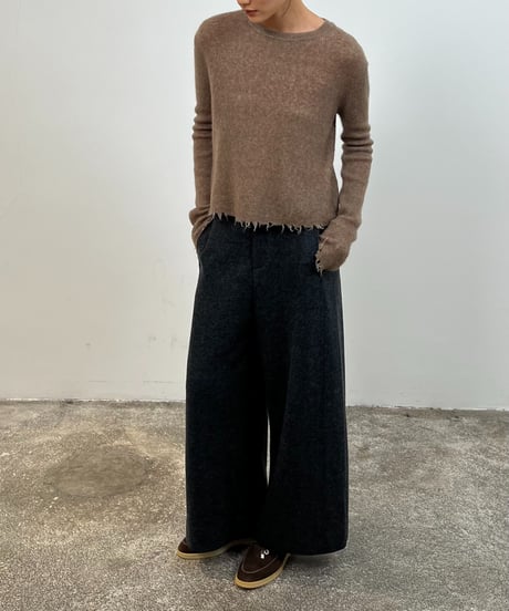 【FINE】edge mohair knit/3color