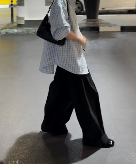 volume balloon pants/2color