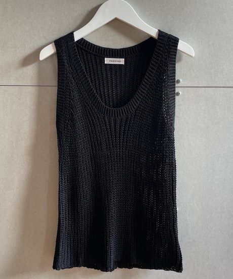 mesh knit tank