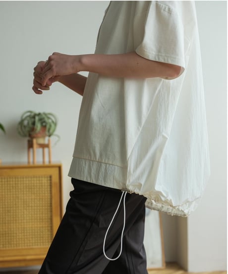 back switching drawst pullover/3color