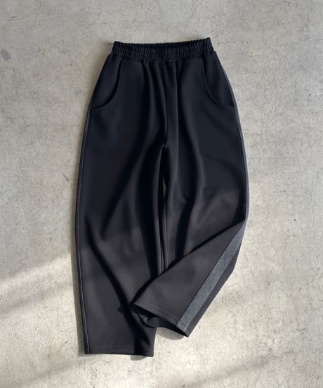 line curve sweat pants/2color