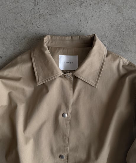 soutien collar coat -middle-【綿100%】