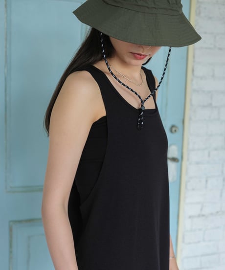 back twist cami dress