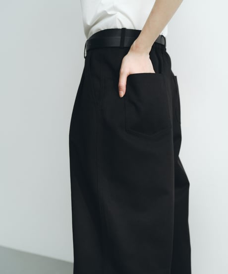 【FINE】roll up wide slacks
