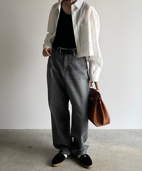 ［FASHIRU × SOMETHING］baggy fit Jeans(Japan made)/3size/3color