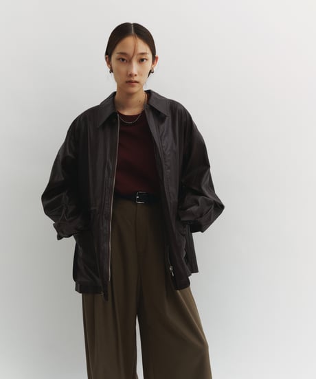 【FINE】synthetic leather jacket/3color ＜送料無料＞