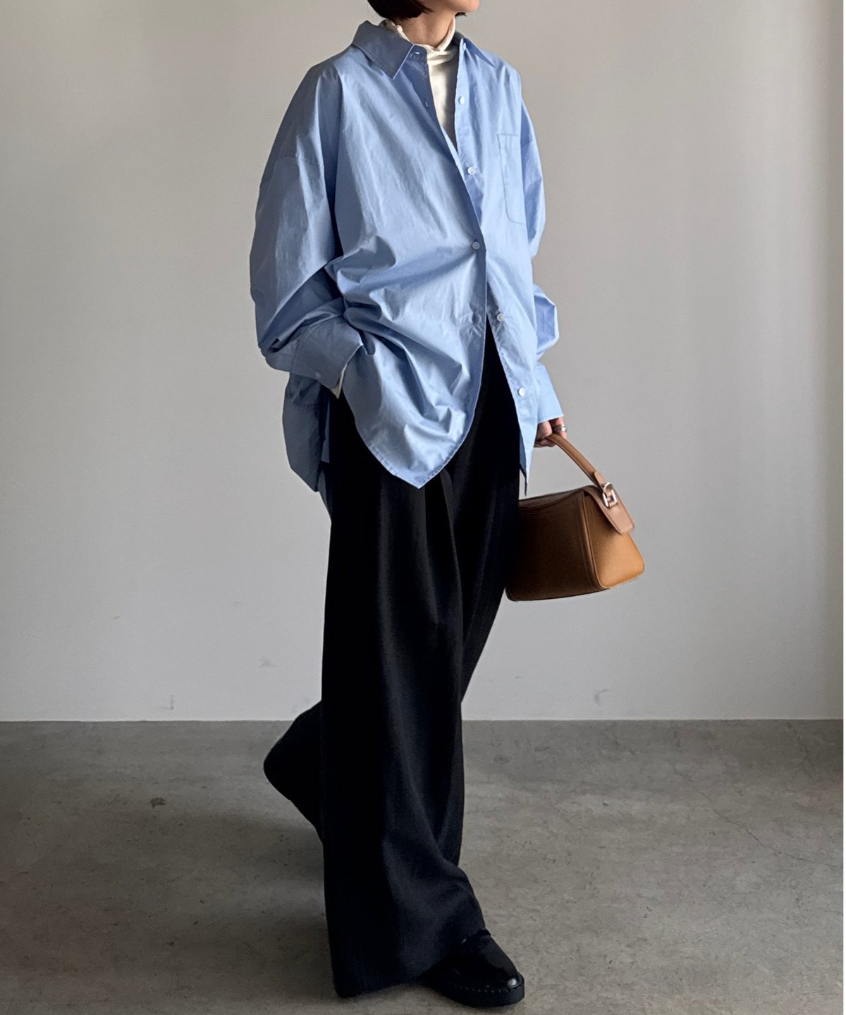 two tuck tencel wide slacks/2size/3color | F A  