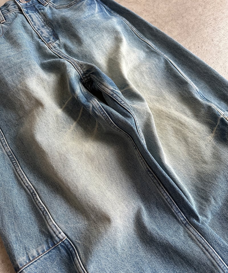 【新品未使用】FASHIRU ヴィンテージバレルジーンズ　サイズ1 vintage barrel jeans / 2size | F A S H I R U