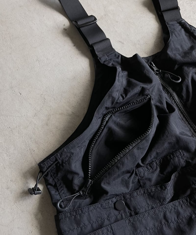 【fashiru】2way ミドル コート 2way fishing nylon vest/2color | F A S H I R U