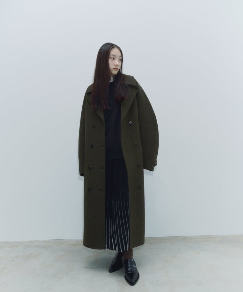 【未使用タグ付き】INED 日本製　アルパカ70%ウール30%ロングコート　11 未使用タグ付き】INED 日本製 アルパカ70%ウール30%ロングコート 11 未