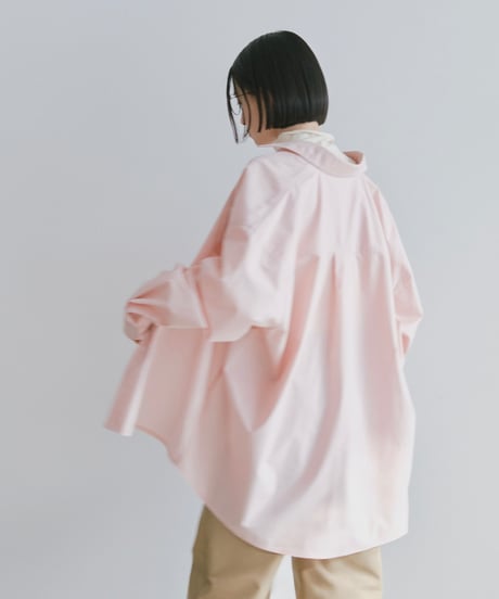 oversize shirt （white/yellow/pink）/3color