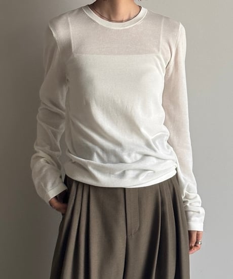 【FINE】basic long cut sew/4color