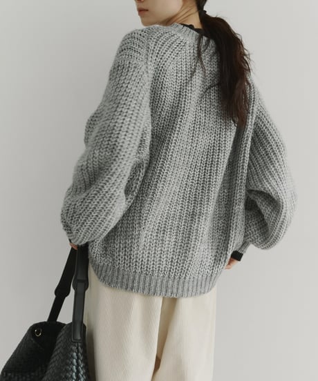cocoon bulky rib knit/2color
