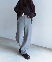 【FINE】low west bulky curve sweat pants/3size