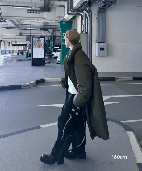 ＜予約販売＞long puffer overcoat/3color