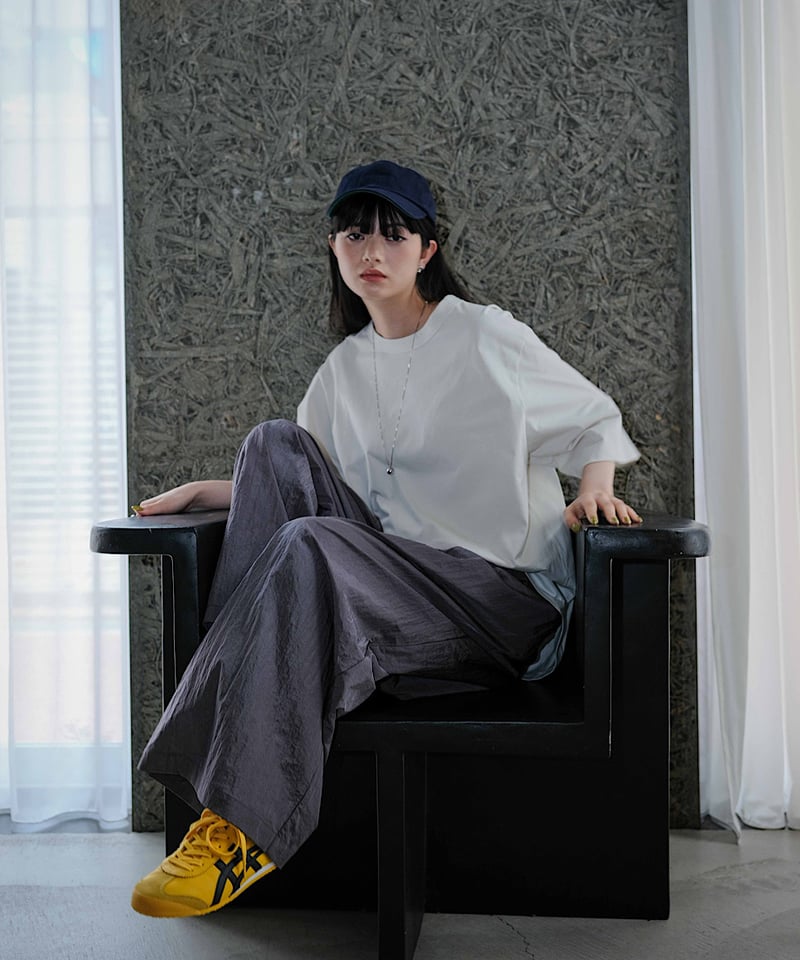 プリーツプリーズサルエルパンツ